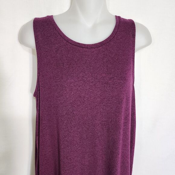 Old Navy Womens Tank Top Small Purple Swing Soft Tunic Sleeveless Rayon Stretch - Picture 3 of 8